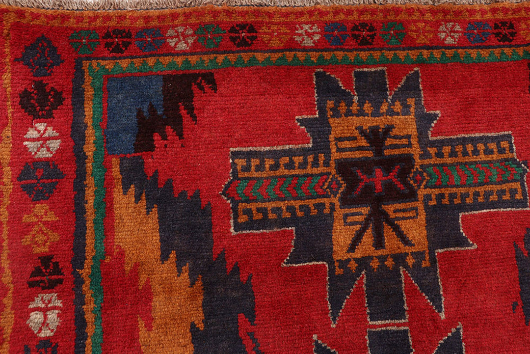 Firebrick Baluchi 4' x 6' 2 - No. 64117