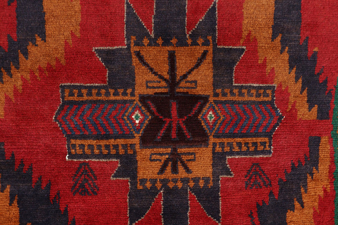 Firebrick Baluchi 4' x 6' 2 - No. 64117