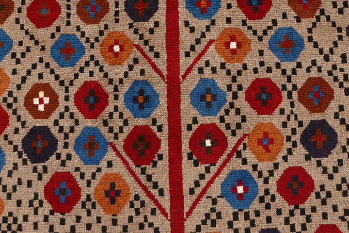 Tan Baluchi 3' 10 x 5' 10 - No. 64118 - ALRUG Rug Store