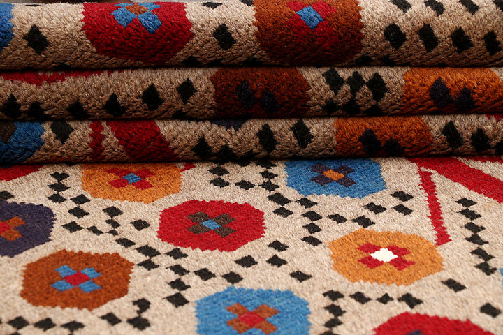 Tan Baluchi 3' 10 x 5' 10 - No. 64118 - ALRUG Rug Store