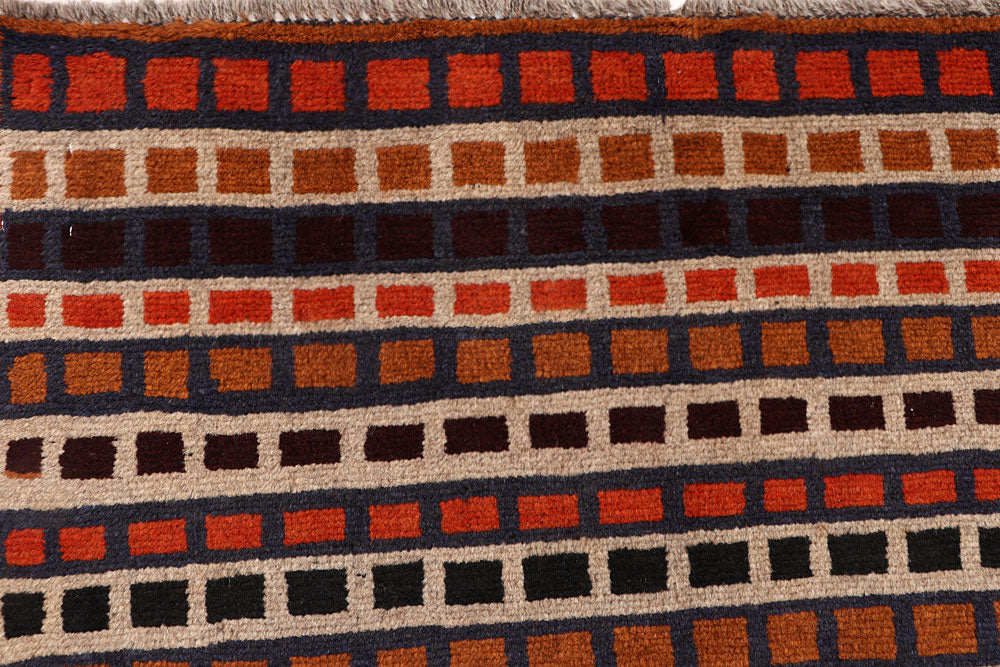 Multi Colored Baluchi 3' 10 x 5' 8 - No. 64119 - ALRUG Rug Store