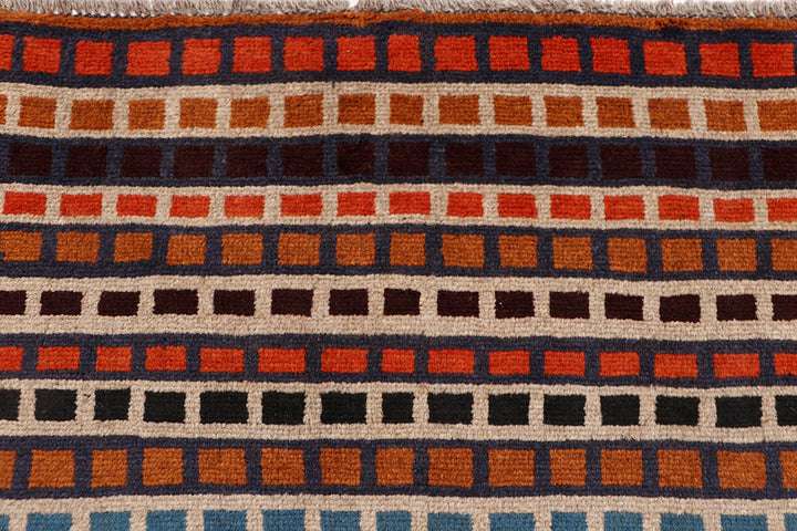 Multi Colored Baluchi 3' 10 x 5' 8 - No. 64119 - ALRUG Rug Store