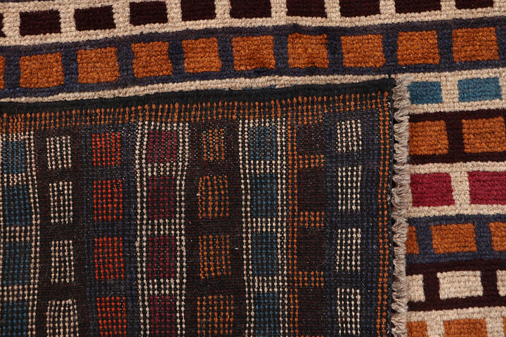 Multi Colored Baluchi 3' 10 x 5' 8 - No. 64119 - ALRUG Rug Store