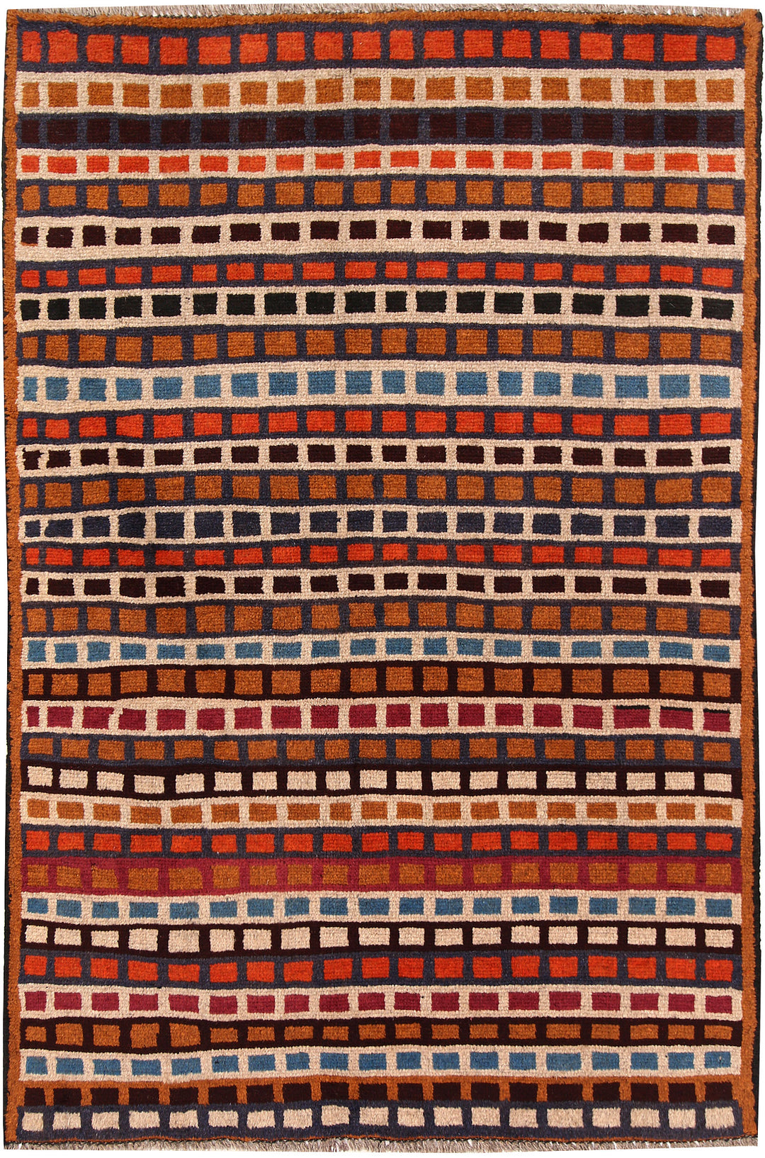 Multi Colored Baluchi 3' 10 x 5' 8 - No. 64119 - ALRUG Rug Store