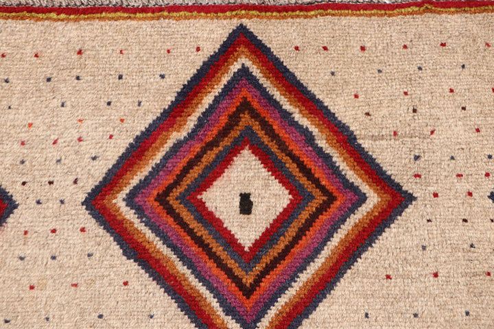 Tan Baluchi 3' 7 x 5' 8 - No. 64122 - ALRUG Rug Store