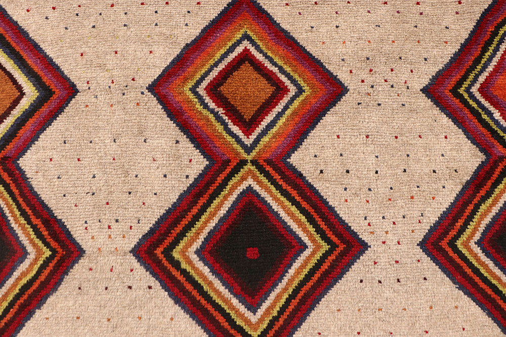Tan Baluchi 3' 7 x 5' 8 - No. 64122 - ALRUG Rug Store