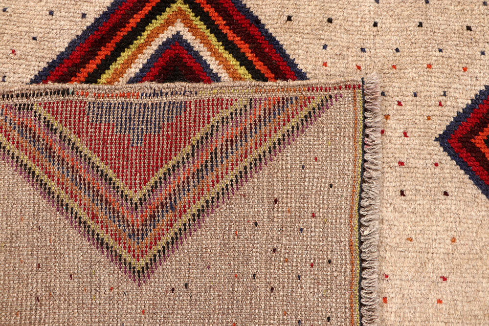 Tan Baluchi 3' 7 x 5' 8 - No. 64122 - ALRUG Rug Store