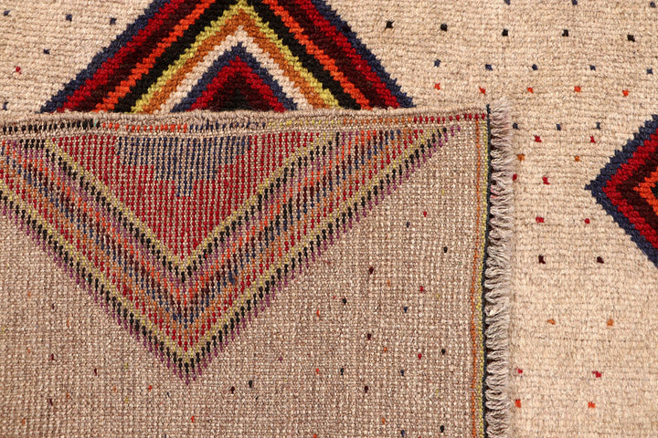 Tan Baluchi 3' 7 x 5' 8 - No. 64122 - ALRUG Rug Store