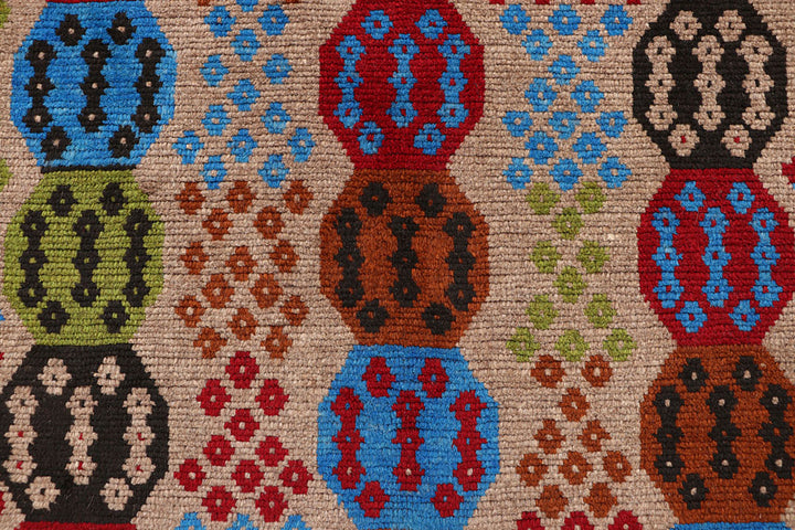 Tan Baluchi 4' 1 x 5' 9 - No. 64123 - ALRUG Rug Store