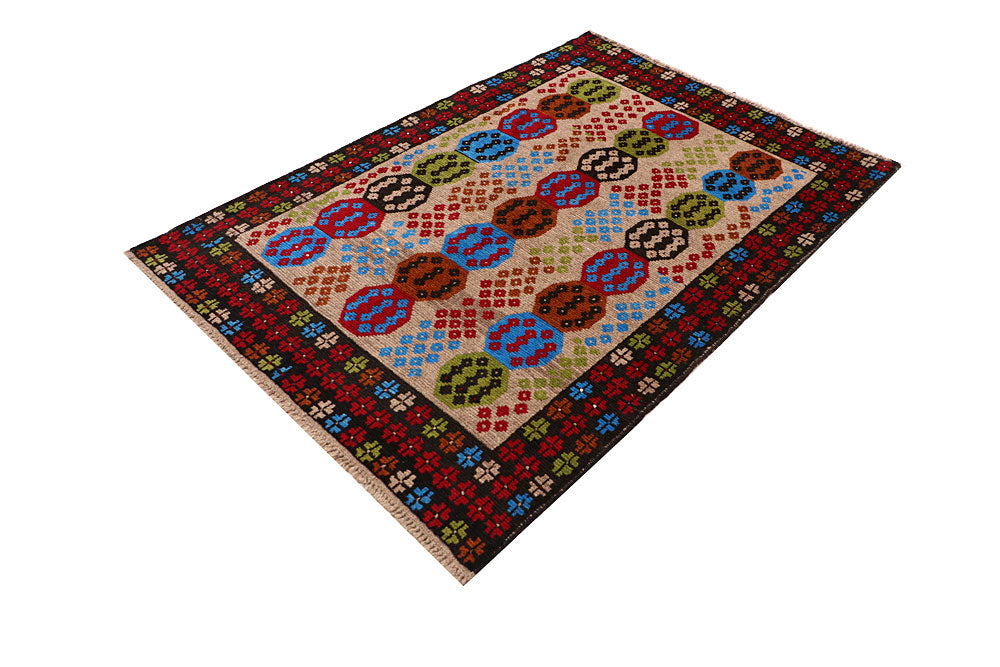 Tan Baluchi 4' 1 x 5' 9 - No. 64123 - ALRUG Rug Store