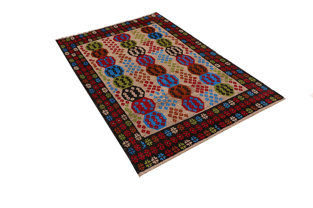 Tan Baluchi 4' 1 x 5' 9 - No. 64123 - ALRUG Rug Store