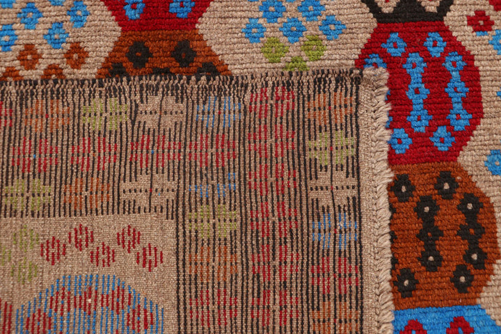 Tan Baluchi 4' 1 x 5' 9 - No. 64123 - ALRUG Rug Store