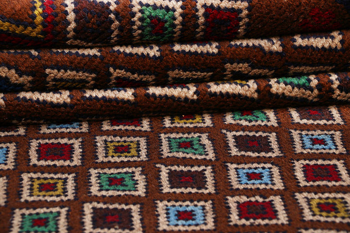 Saddle Brown Baluchi 4' 2 x 5' 10 - No. 64129