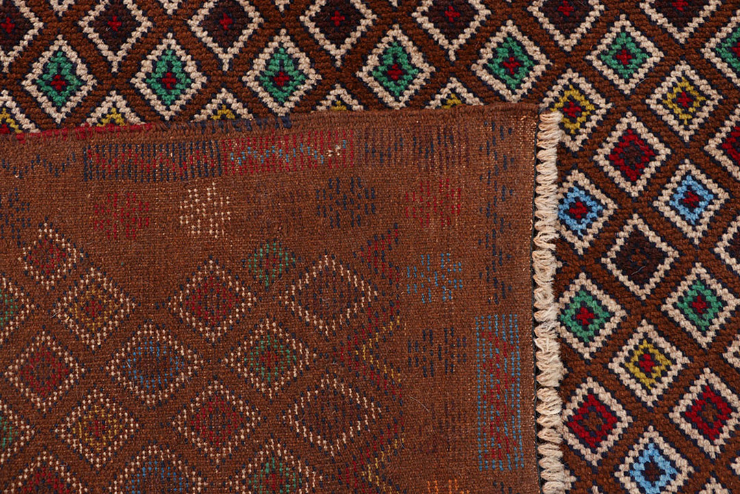 Saddle Brown Baluchi 4' 2 x 5' 10 - No. 64129