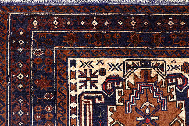 Multi Colored Baluchi 3' 10 x 7' 1 - No. 64131