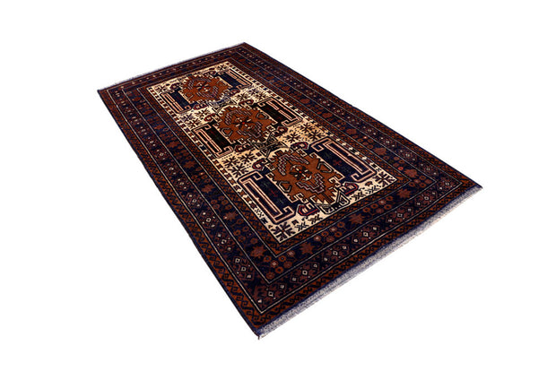 Multi Colored Baluchi 3' 10 x 7' 1 - No. 64131