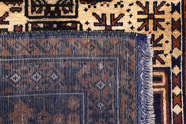Multi Colored Baluchi 3' 10 x 7' 1 - No. 64131