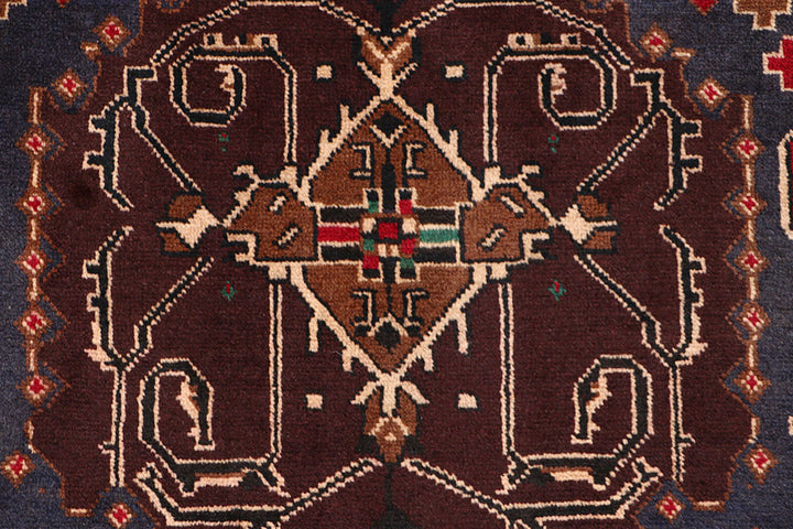 Dark Blue Baluchi 3' 5 x 6' 4 - No. 64135