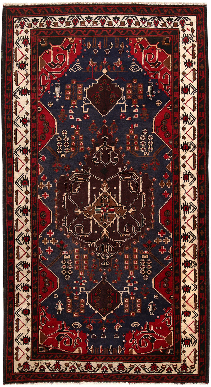 Dark Blue Baluchi 3' 5 x 6' 4 - No. 64135