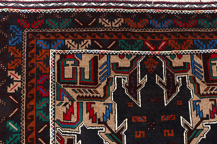 Dark Blue Baluchi 3' 7 x 5' 6 - No. 64146