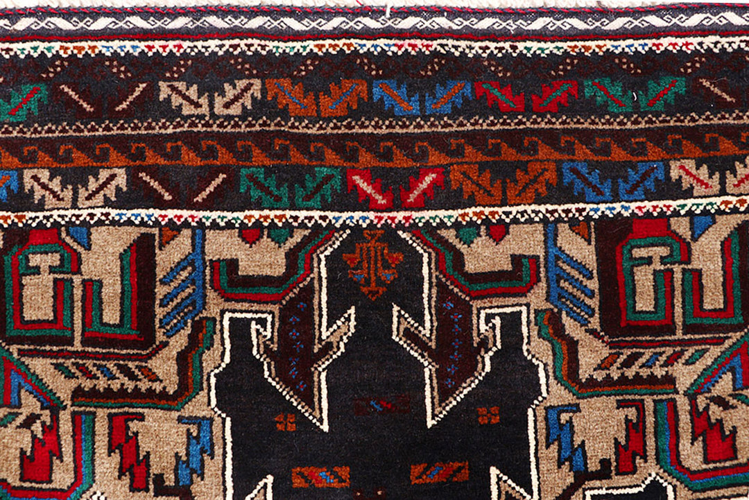 Dark Blue Baluchi 3' 7 x 5' 6 - No. 64146