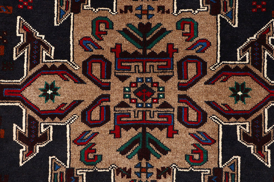 Dark Blue Baluchi 3' 7 x 5' 6 - No. 64146