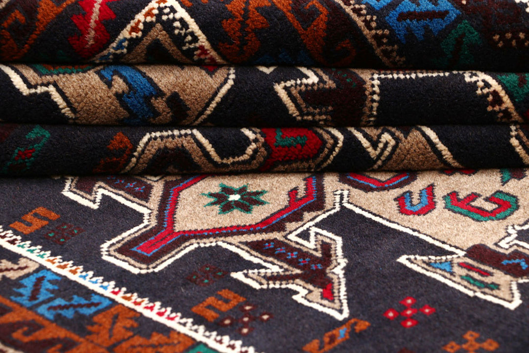 Dark Blue Baluchi 3' 7 x 5' 6 - No. 64146