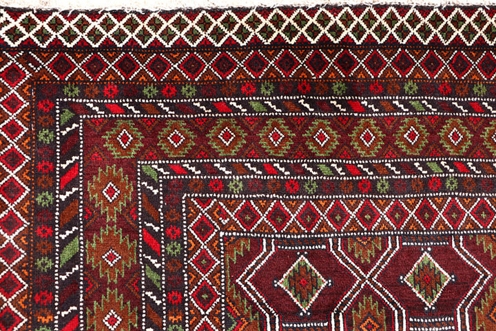 Saddle Brown Baluchi 4' x 6' 9 - No. 64156