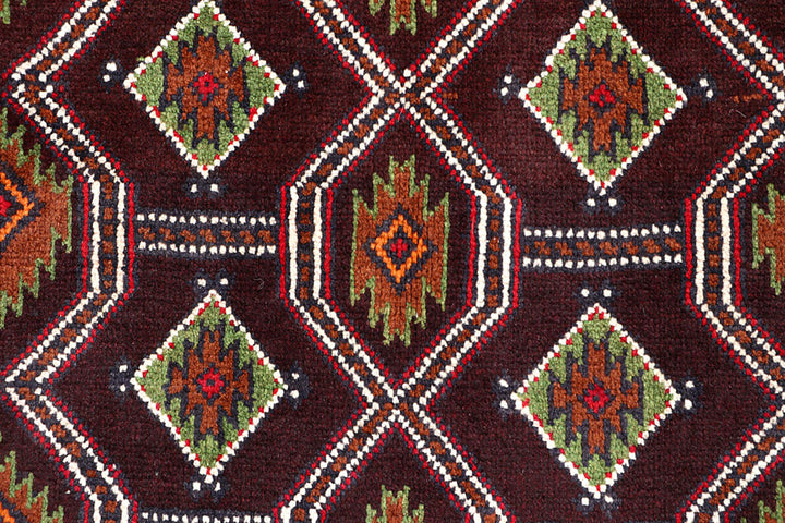 Saddle Brown Baluchi 4' x 6' 9 - No. 64156