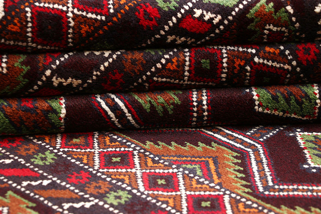 Saddle Brown Baluchi 4' x 6' 9 - No. 64156