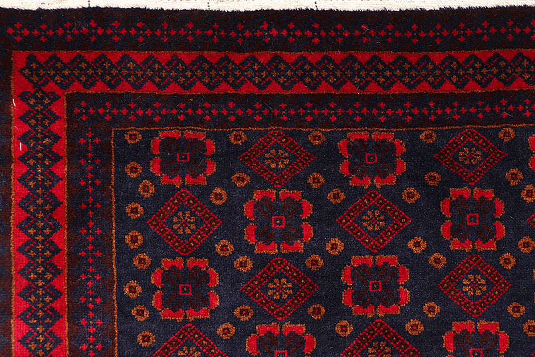 Dark Blue Baluchi 4' 1 x 6' 8 - No. 64175