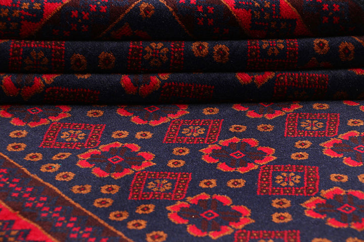 Dark Blue Baluchi 4' 1 x 6' 8 - No. 64175