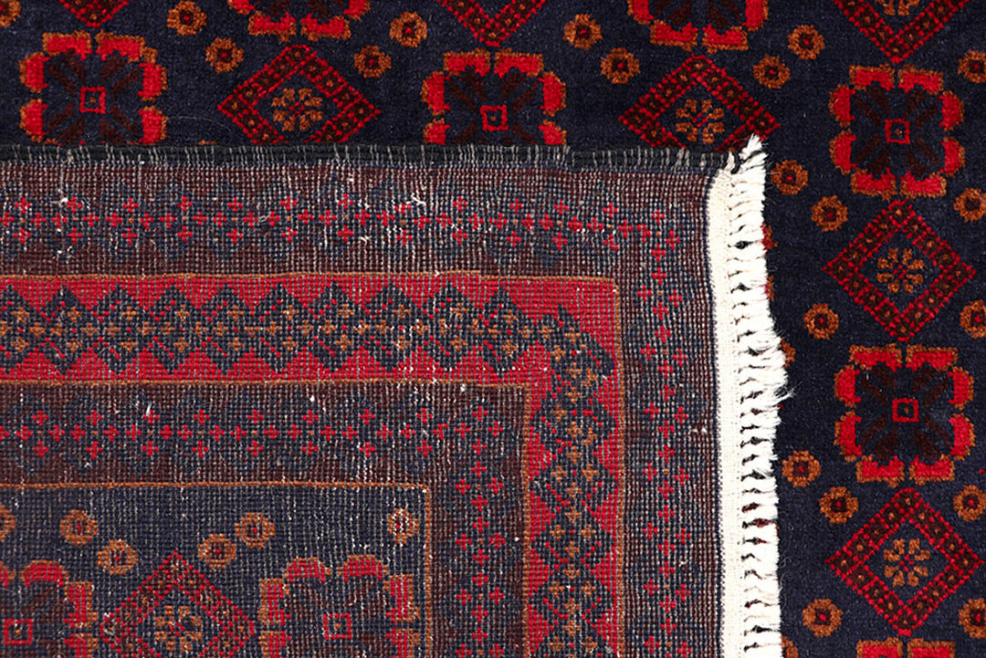 Dark Blue Baluchi 4' 1 x 6' 8 - No. 64175