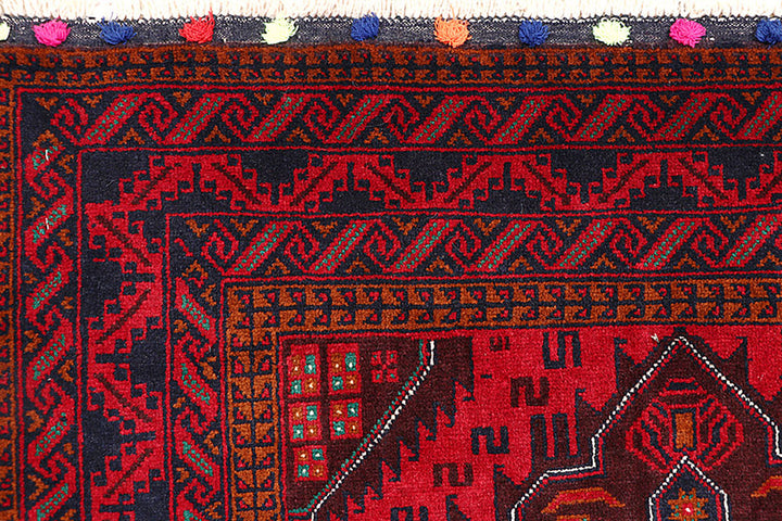 Firebrick Baluchi 3' 10 x 6' 1 - No. 64181