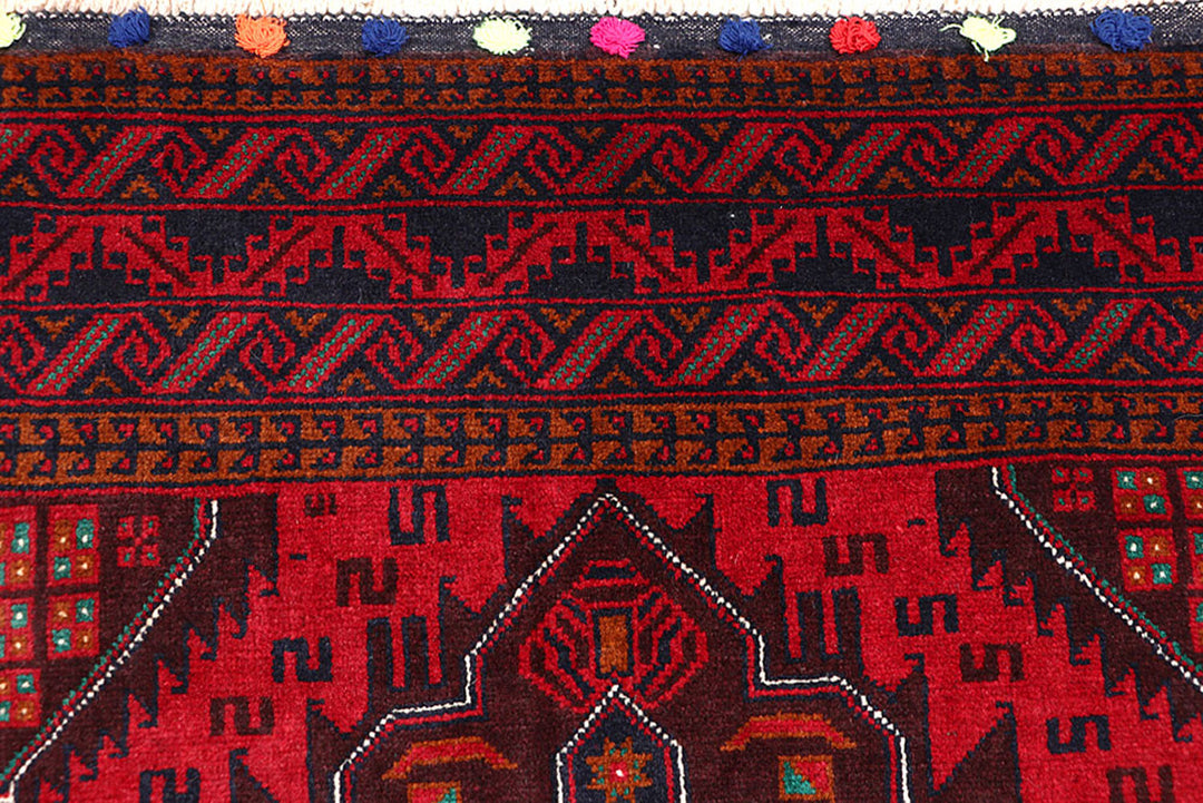 Firebrick Baluchi 3' 10 x 6' 1 - No. 64181