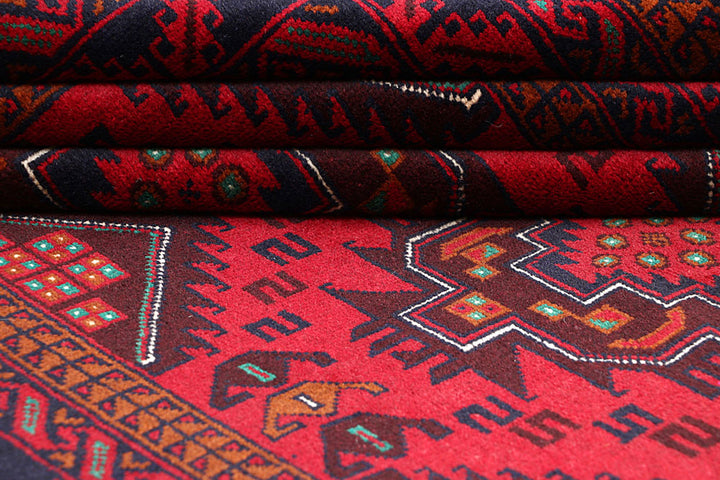 Firebrick Baluchi 3' 10 x 6' 1 - No. 64181