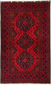 Firebrick Baluchi 3' 10 x 6' 1 - No. 64181