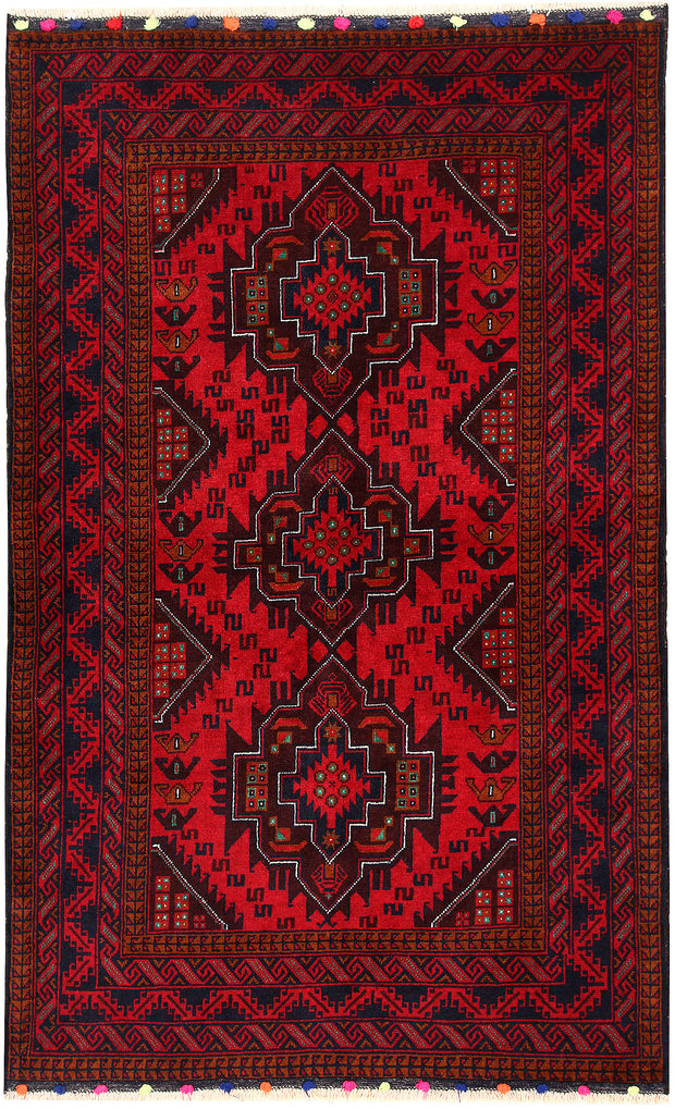 Firebrick Baluchi 3' 10 x 6' 1 - No. 64181