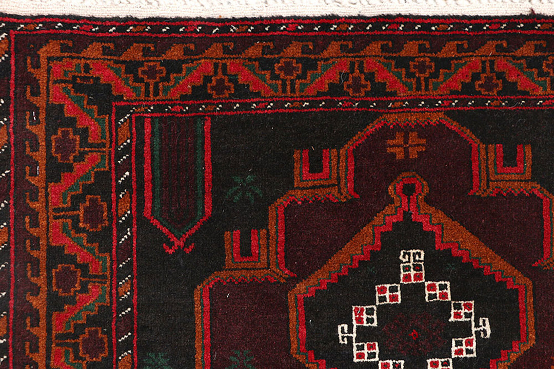 Black Baluchi 3' 4 x 6' 2 - No. 64199