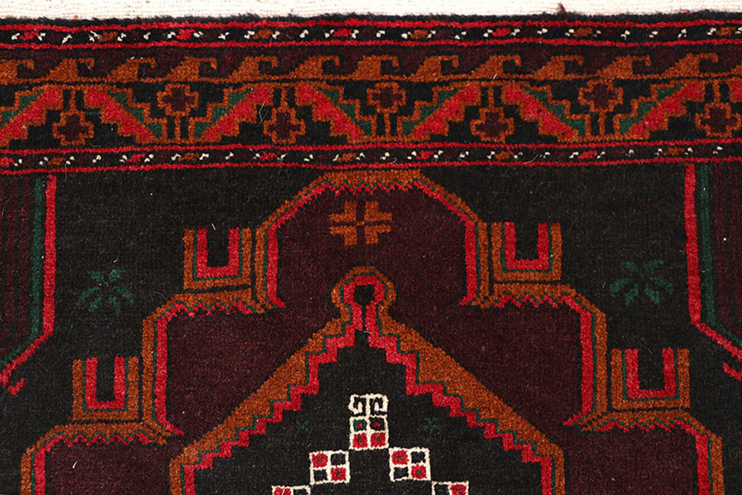 Black Baluchi 3' 4 x 6' 2 - No. 64199