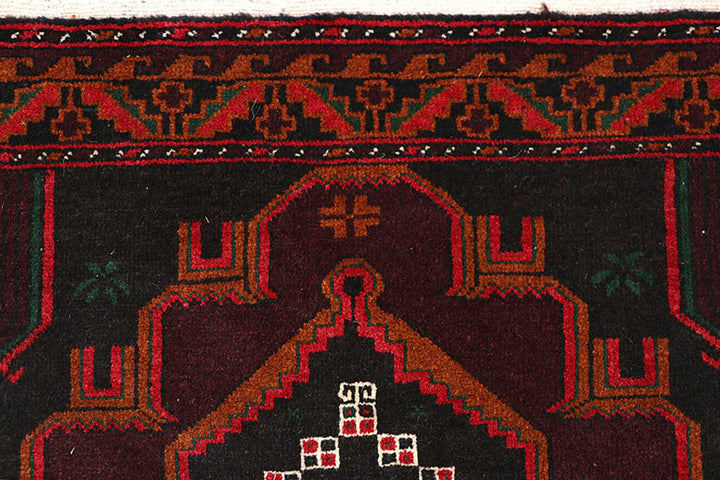 Black Baluchi 3' 4 x 6' 2 - No. 64199