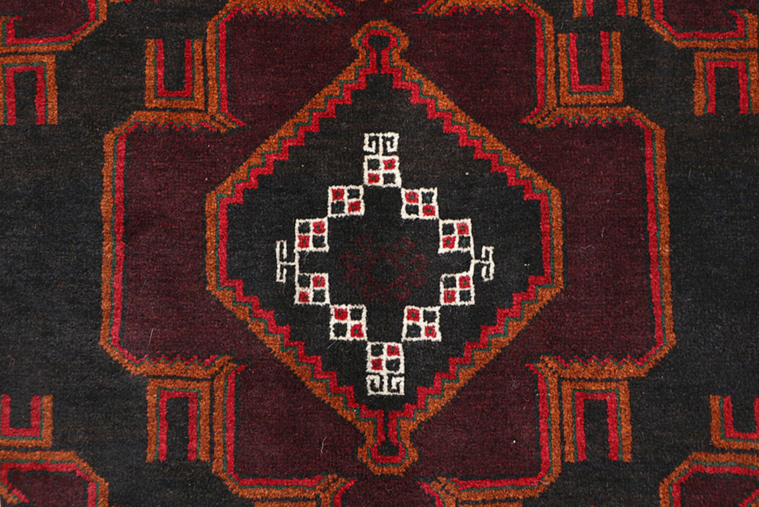 Black Baluchi 3' 4 x 6' 2 - No. 64199