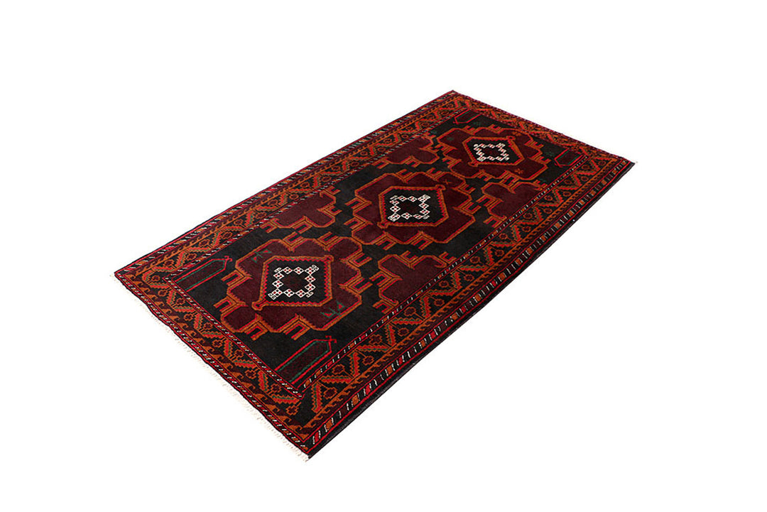 Black Baluchi 3' 4 x 6' 2 - No. 64199