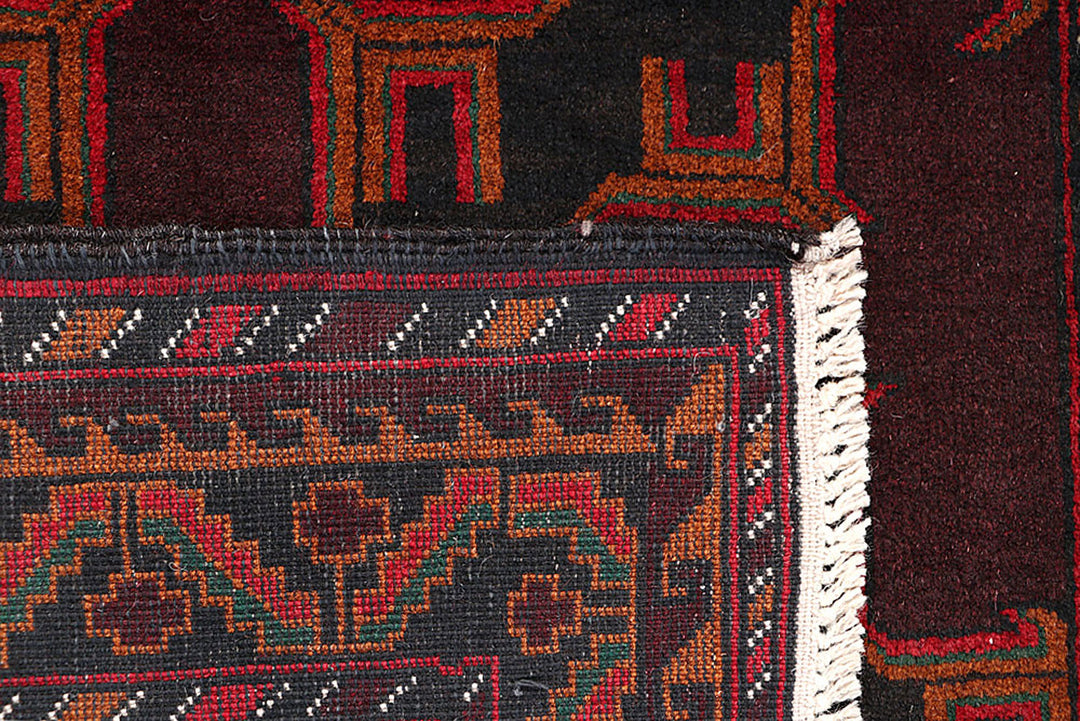 Black Baluchi 3' 4 x 6' 2 - No. 64199