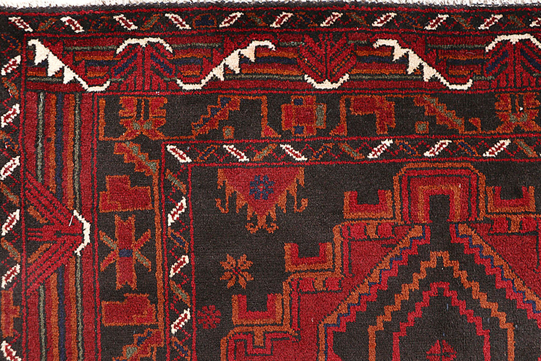 Black Baluchi 3' 11 x 6' 7 - No. 64201