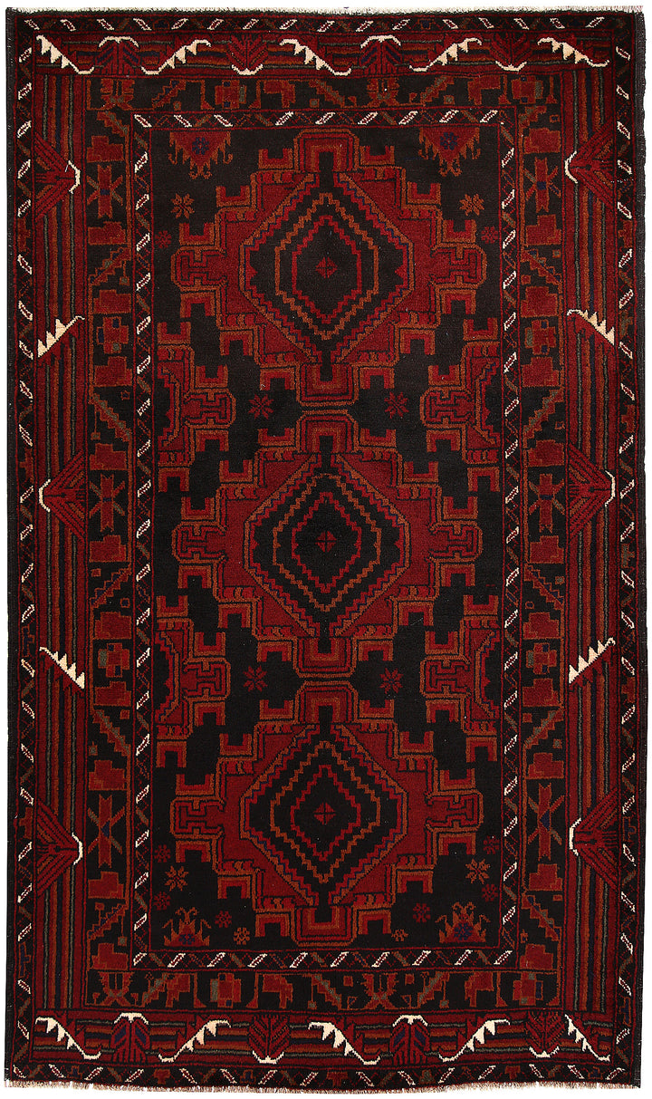 Black Baluchi 3' 11 x 6' 7 - No. 64201