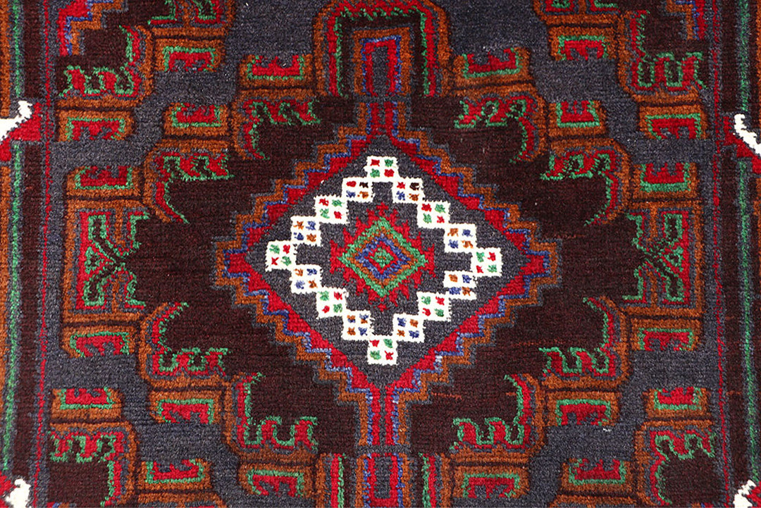 Dark Blue Baluchi 3' 7 x 6' 4 - No. 64202