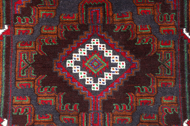 Dark Blue Baluchi 3' 7 x 6' 4 - No. 64202