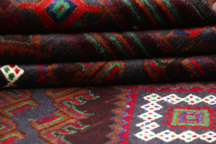 Dark Blue Baluchi 3' 7 x 6' 4 - No. 64202