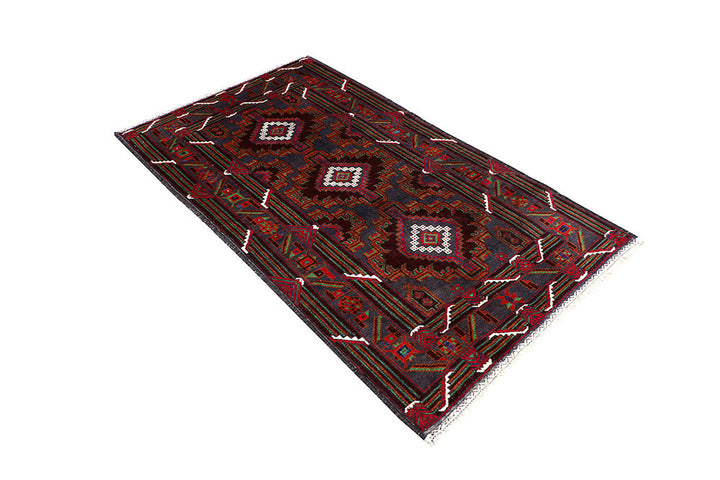 Dark Blue Baluchi 3' 7 x 6' 4 - No. 64202